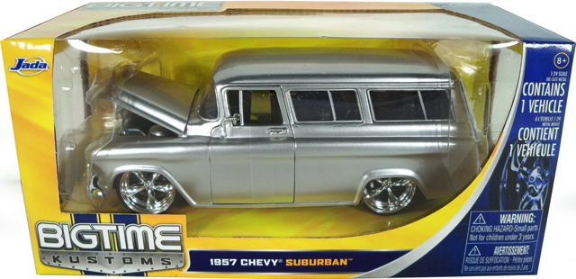 1957 Chevy Suburban - Silver (DUB City) 1/24