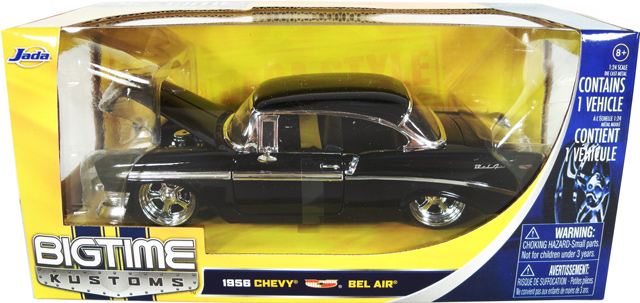 1956 Chevy Bel Air - Black (DUB City) 1/24