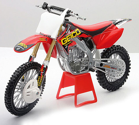 Honda CRF250R Geico Powersports Race Bike (NewRay) 1/12