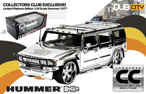 Hummer H2 - Chrome Limited Edition (DUB City) 1/24