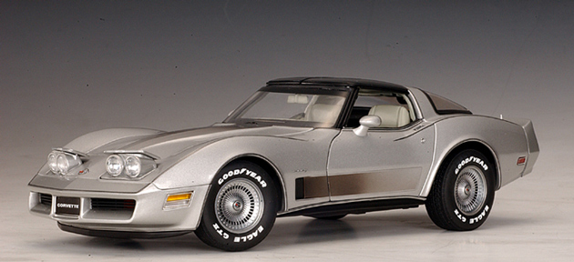 1982 Chevy Corvette Collector's Edition - Silver (AUTOart) 1/18