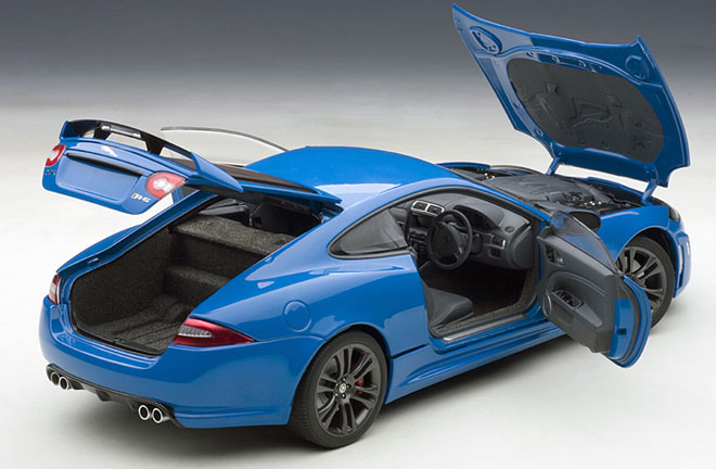 Jaguar XKR-S (French Racing Blue) 1/18 73641