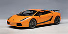 LAMBORGHINI GALLARDO SUPERLEGGERA - BOREALIS / METALLIC ORANGE (AUTOart) 1/18