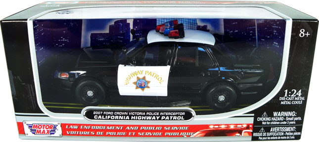 2007 Ford Crown Victoria Police Interceptor - CHP (MotorMax) 1/24