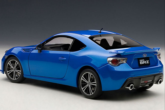 Subaru BRZ - WR Mica Blue (AUTOart) 1/18 Performance Diecast Model Car 78691