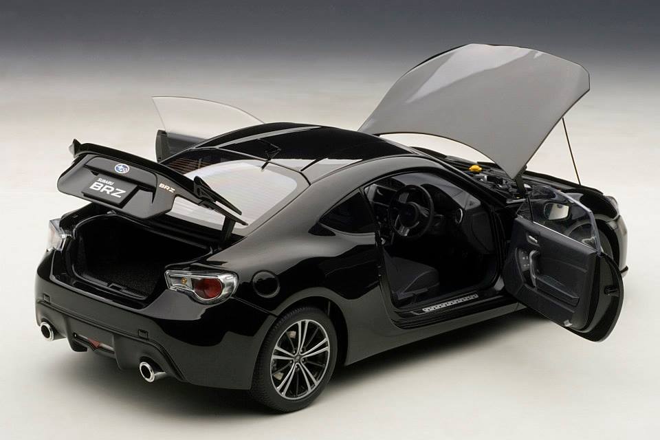 Subaru BRZ - Black (AUTOart) 1/18 Diecast Model No. 78692