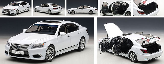 LEXUS LS600hL - White Pearl (AUTOart) 1/18 diecast car scale model