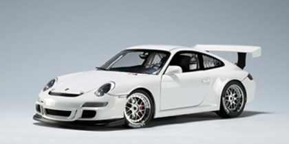 Porsche 997 GT3 Cup Plain Body Version - White (AUTOart) 1/18