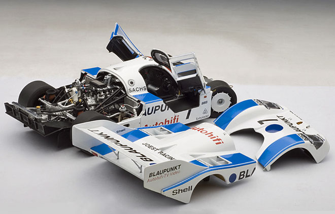 1988 Porsche 962 C #7 Nurburgring 'Blaupunkt' Barilla/Wollek (AUTOart) 1/18 88874