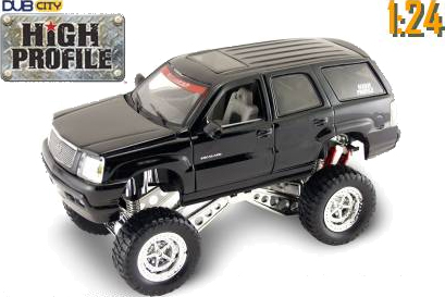 Cadillac Escalade - Black (DUB City High Profile) 1/24