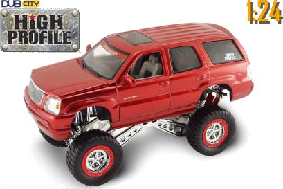 Cadillac Escalade - Candy Red (DUB City High Profile) 1/24