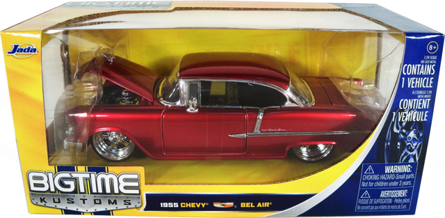 1955 Chevy Bel Air - Red (DUB City Bigtime Muscle) 1/24