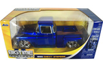 1955 Chevy Stepside Pickup - Blue (Bigtime Muscle) 1/24