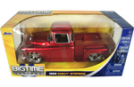 1955 Chevy Stepside Pickup - Red (Bigtime Muscle) 1/24