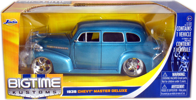 1939 Chevy Master Deluxe - Blue (Bigtime Kustoms) 1/24