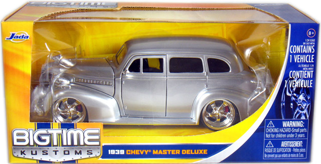 1939 Chevy Master Deluxe - Candy Silver (Bigtime Kustoms) 1/24