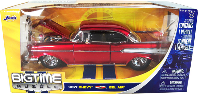 1957 Chevy Bel Air - Red (DUB City Bigtime Muscle) 1/24