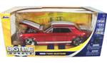 1965 Ford Mustang - Red w/ White Stripes (DUB City Bigtime Muscle) 1/24