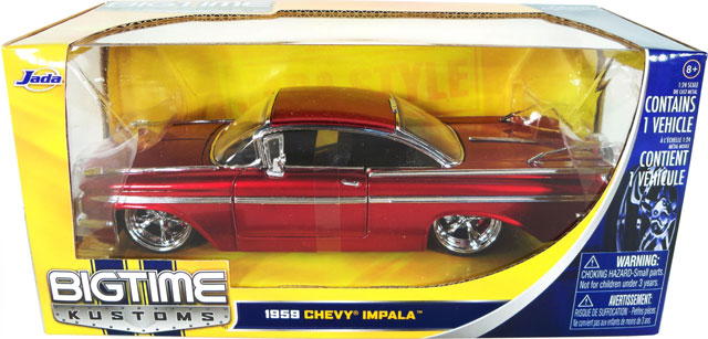 1959 Chevy Impala - Metallic Red (Bigtime Kustoms) 1/24