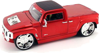 2003 Hummer H3T - Red (DUB City) 1/24