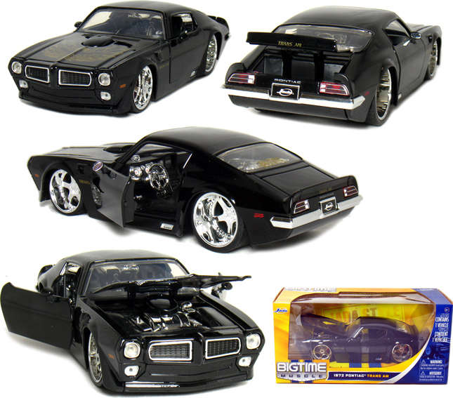 1972 Pontiac Trans Am - Black (DUB City) 1/24