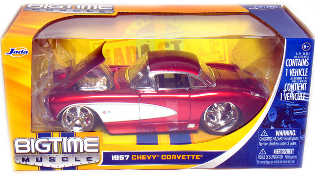 1957 Chevy Corvette - Red (DUB City Bigtime Muscle) 1/24