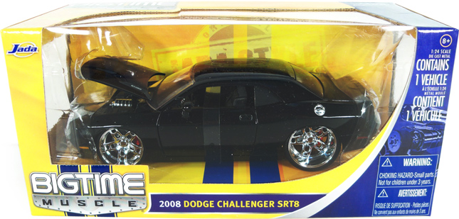 Dodge Challenger SRT8 - Black (DUB City Bigtime Muscle) 1/24