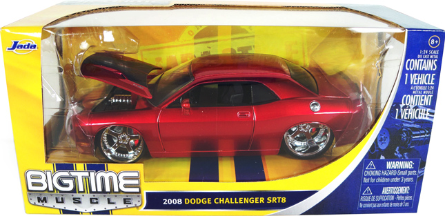 Dodge Challenger SRT8 - Red (DUB City Bigtime Muscle) 1/24