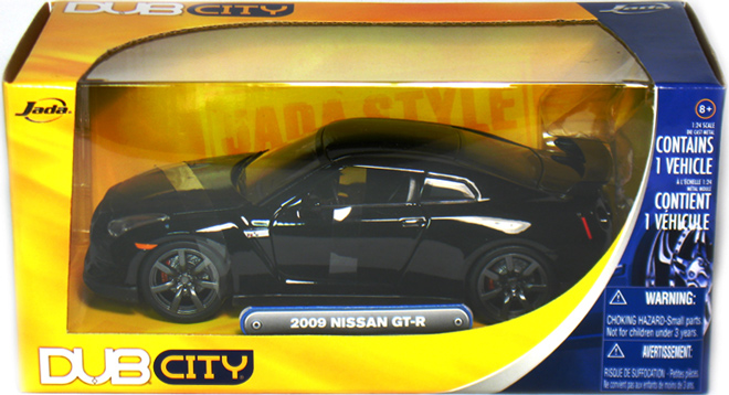 Nissan GT-R - Glossy Black (DUB City) 1/24