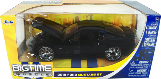 2010 Ford Mustang GT - Glossy Black (DUB City) 1/24