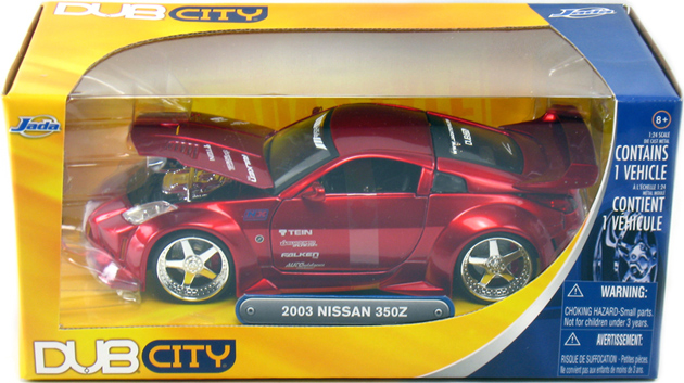 2003 Nissan 350Z - Red (DUB City) 1/24 diecast car scale model