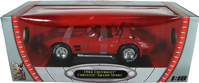 1964 Chevy Corvette Grand Sport Roadster - Red (Yat Ming) 1/18