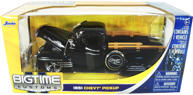 1951 Chevy 3100 Pickup Truck - Black (DUB City) 1/24