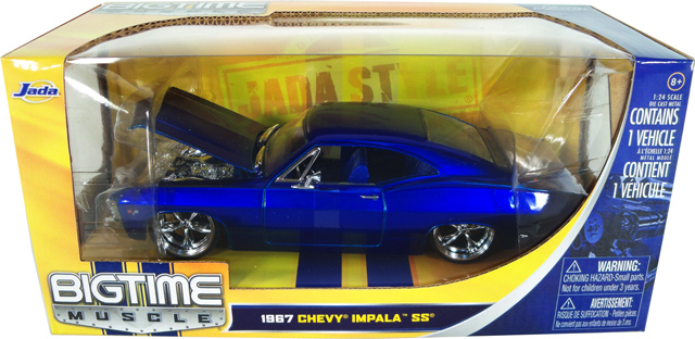 1967 Chevy Impala SS - Candy Blue (DUB City) 1/24