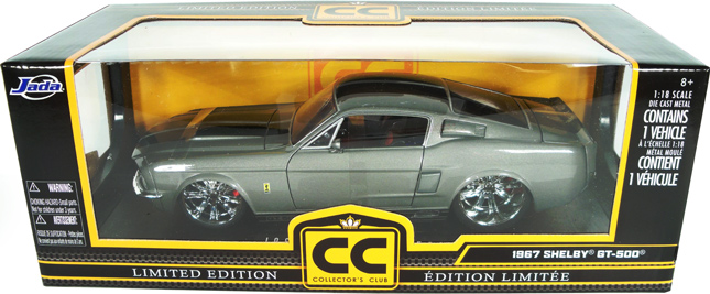 1967 Ford Mustang Shelby GT-500 - Metallic Grey (DUB City Bigtime Muscle) 1/18