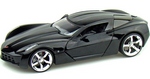 2009 Chevy Corvette Sting Ray Concept - Black (DUB City) 1/18