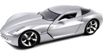 2009 Chevy Corvette Sting Ray Concept - Silver (DUB City) 1/18