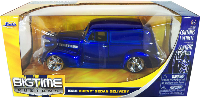 1939 Chevy Sedan Delivery Truck - Blue (Bigtime Kustoms) 1/24