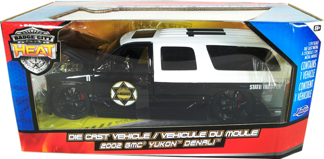 2002 GMC Yukon Denali State Police (Jada Toys HEAT) 1/24