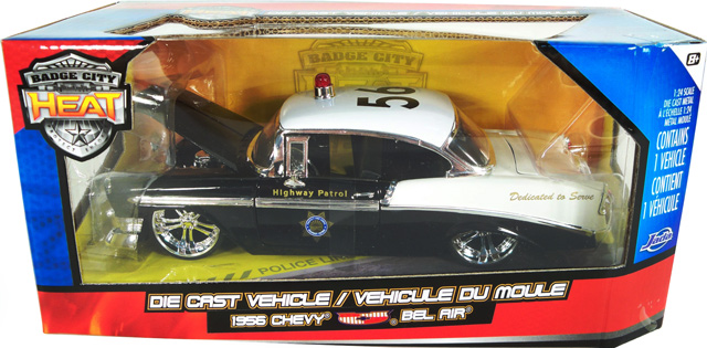 1956 Chevy Bel Air State Police (Jada Toys HEAT) 1/24