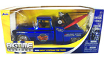 1955 Chevy Stepside Tow Truck - Candy Blue (Bigtime Kustoms) 1/24