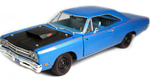 1969-1/2  Plymouth Road Runner 440 - Medium Blue (Ertl American Muscle) 1/18