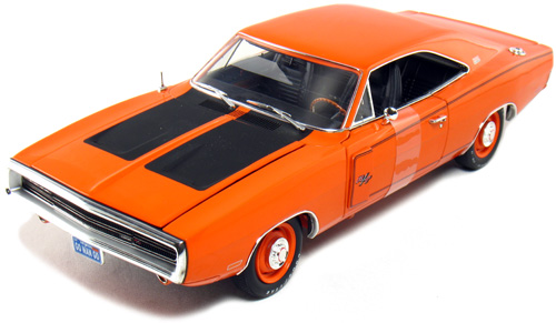 1970 Dodge Charger RT/SE 440 - Go Mango (Ertl American Muscle) 1/18 autoworld 937 amm937