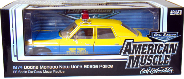 1974 Dodge Monaco New York State Police Car (AutoWorld) 1/18 ertl american muscle amm949 diecast car