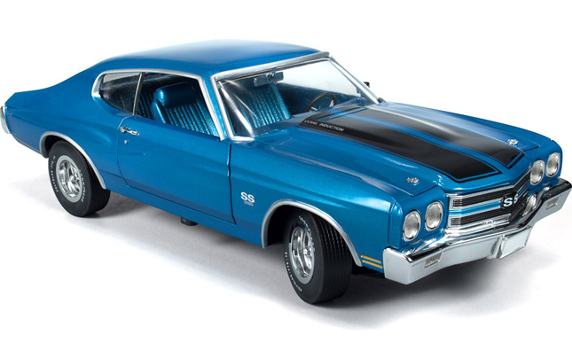 1970 Chevy Chevelle SS396 - Lemans Blue (Ertl American Muscle) 1/18