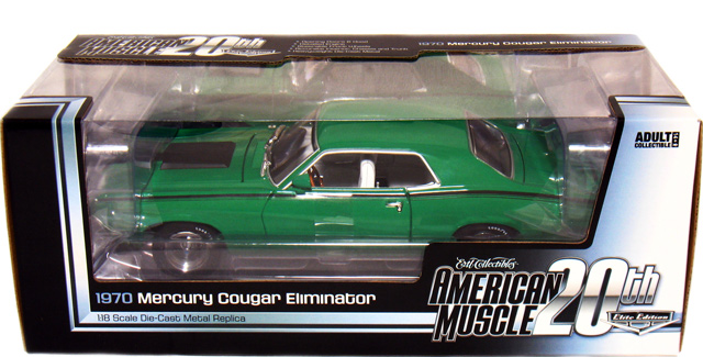 1970 Mercury Cougar Eliminator - Competition Green (Ertl American Muscle) 1/18