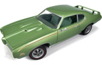 1969 Pontiac GTO Judge - Limelight Green Metallic (AutoWorld American Muscle) 1/18