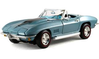 1967 Chevy Corvette L88 Roadster - Elkhart Blue (Ertl American Muscle) 1/18