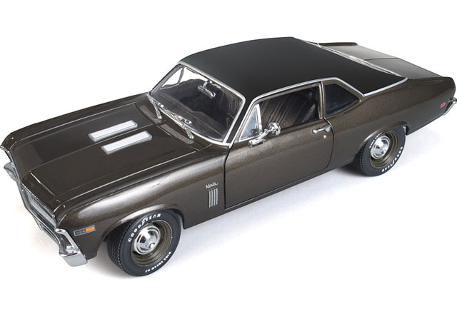 1969 Chevy Nova SS - Burnished Brown Metallic(Ertl Elite Autoworld) 1/18 AMM-966