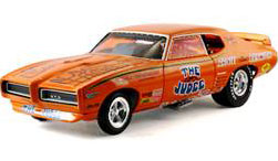 1969 Pontiac GTO "Super Judge" Funny Car (AutoWorld Ertl American Muscle) 1/18